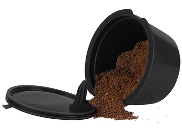 Set Kaffeetassen ECO polypropylen schwarz