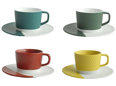 Set Kaffeetassen KOSTAL Keramik