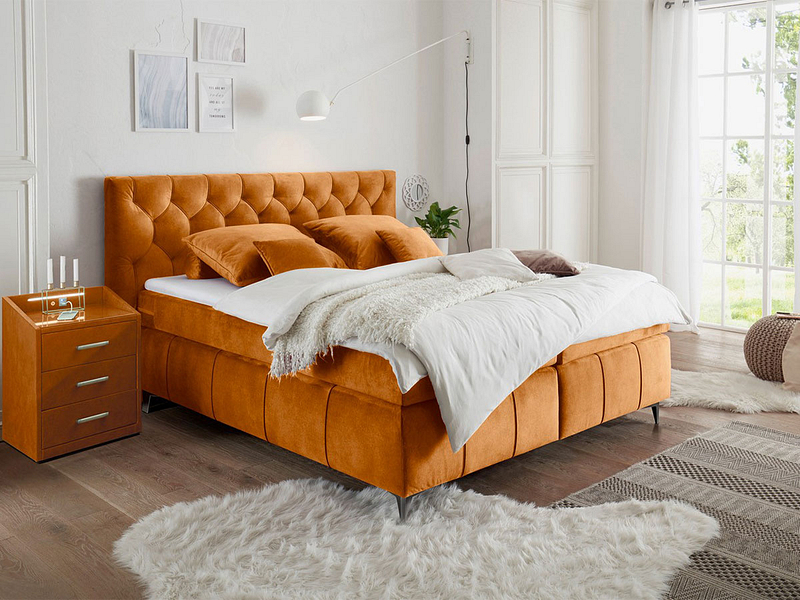 Boxspringbett DAVOS safran