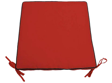 Sitzkissen PIANA 52 cm x 52 cm rot unifarben