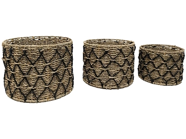 Panier de rangement DARYA brun