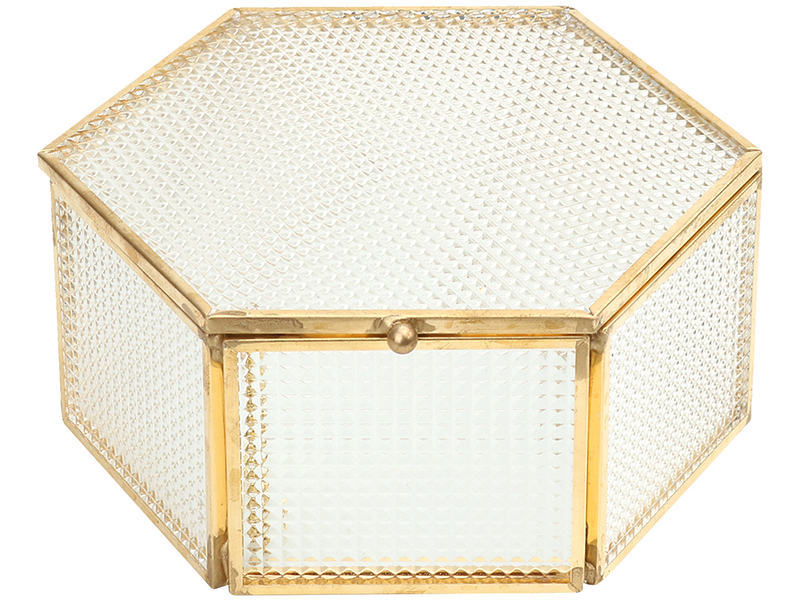 Schmuckschachtel GUYAM goldfarben