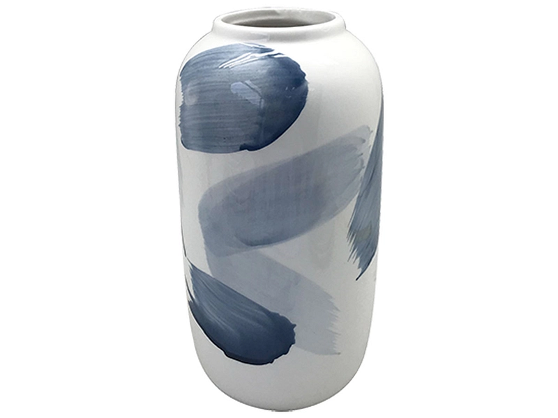 Vase NAGOYA 12.2 cm x 12.2 cm x 25 cm weiss