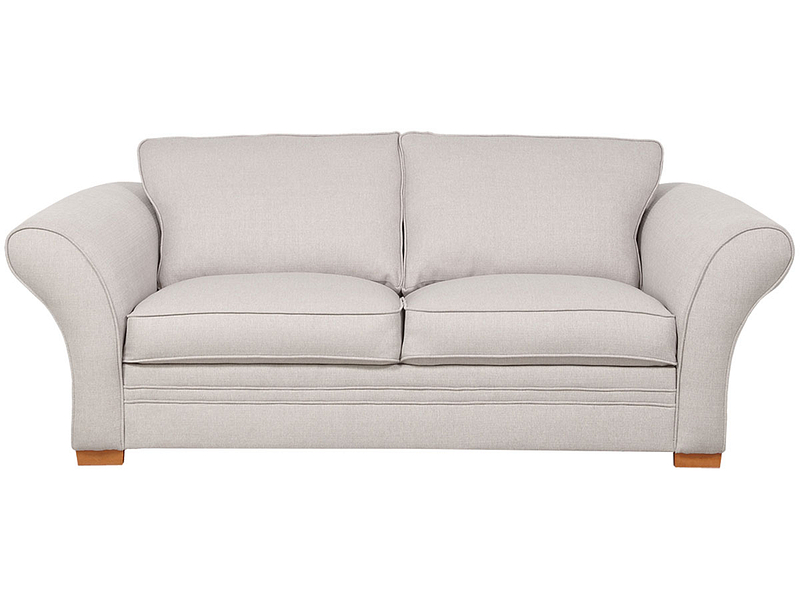 3er Sofa LONDON 2 Stoff beige,cremefarben