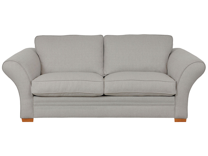 3er Sofa LONDON 2 Stoff grau