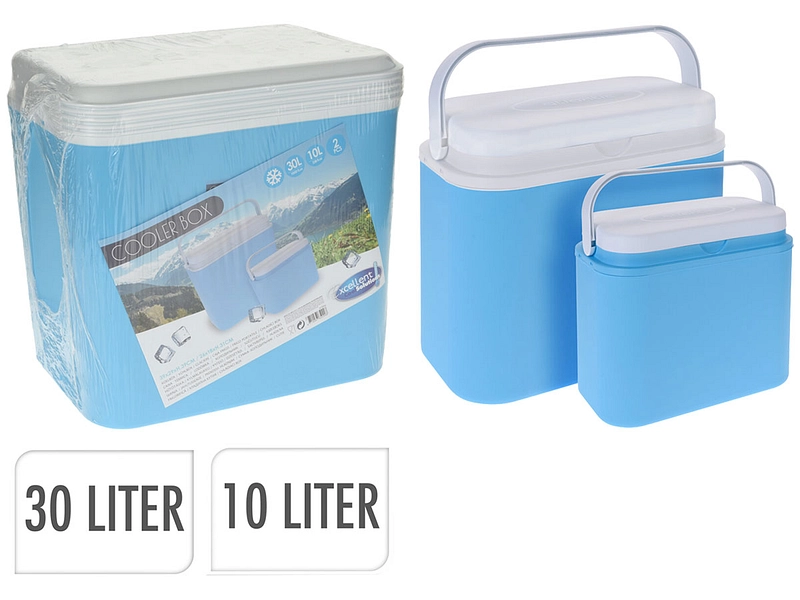 Set 2 Kühlboxen BBQ22 polypropylen blau