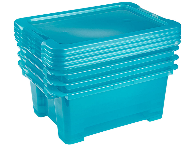 Aufbewahrungsbox EVO blau 27.9 cm x 38.7 cm x 28 cm