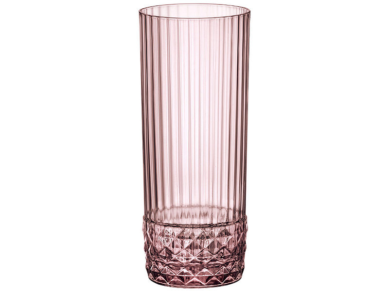 Longdrinkglas AMERICA 6 -teilig rosa 40 cl