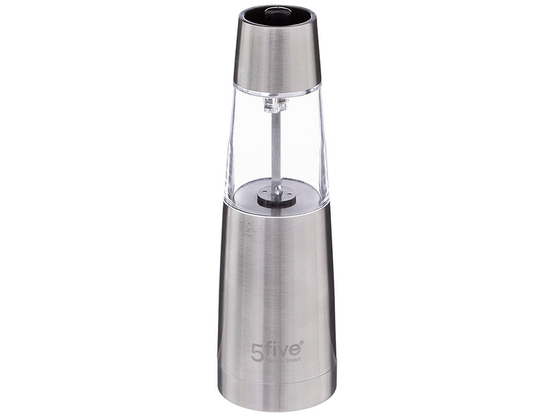 Gewürzmühle GRAVITY edelstahl silberfarben