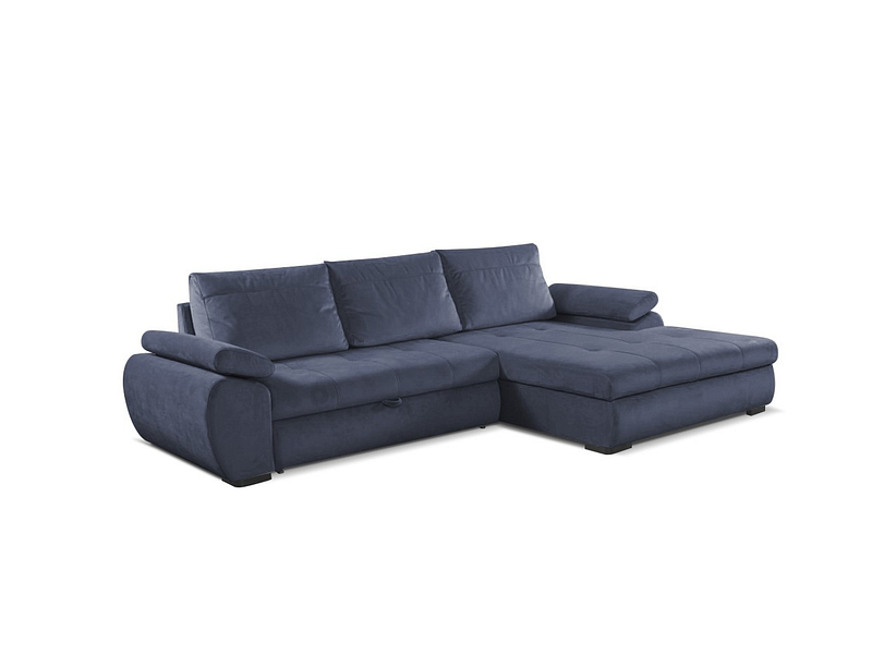 Ecksofa ZACK Stoff grau