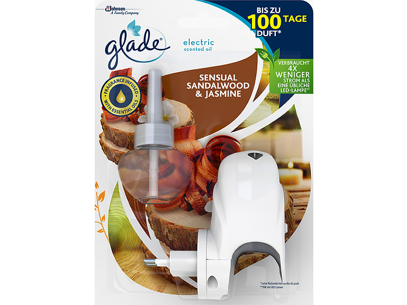 Starter-Packung scented oil electric GLADE santal bali