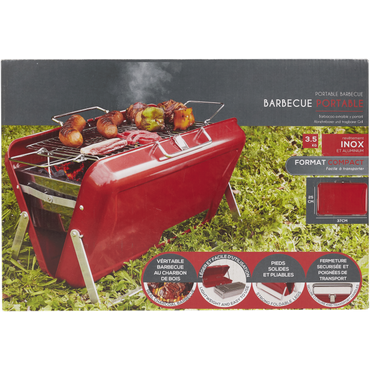 Grill COOK CONCEPT stahl rostfrei rot