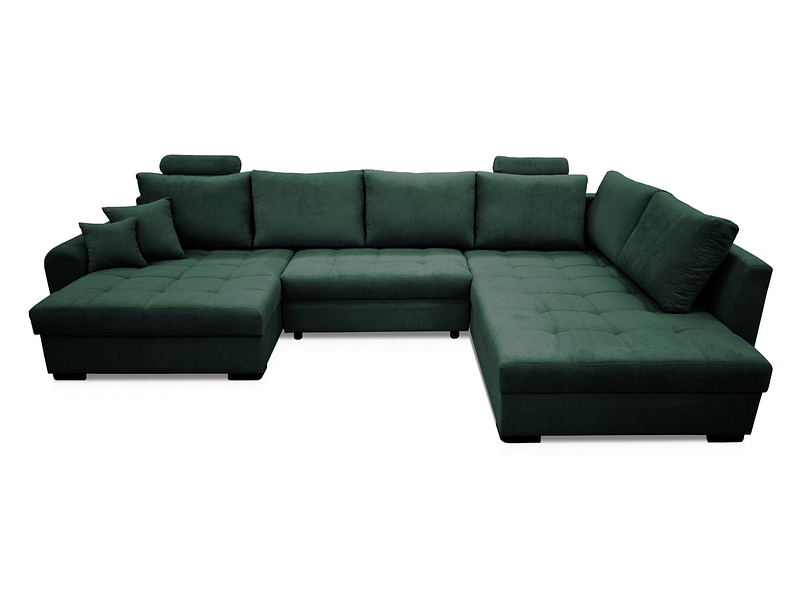 Ecksofa APIS Stoff grün