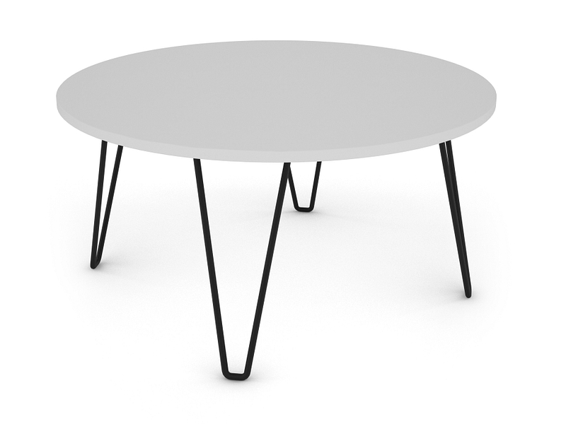 Salontisch PRADO 80 cm x 80 cm x 40 cm weiss