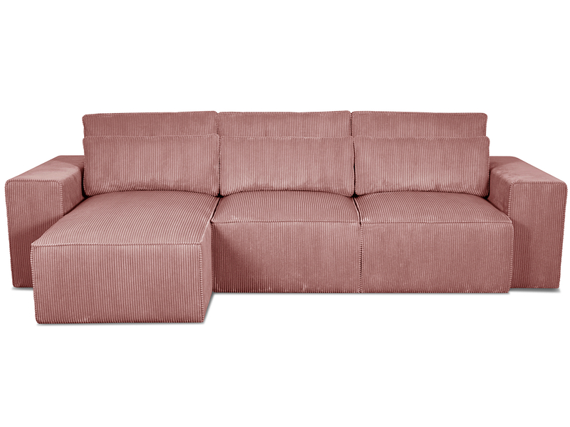 Ecksofa NATURE Stoff rosa