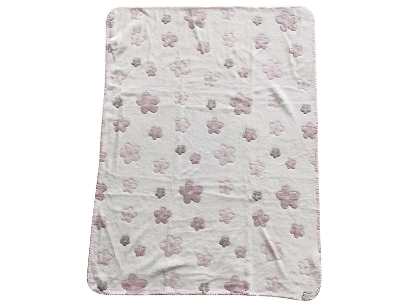 Decke BABIES FLANNEL 75x100cm weiss