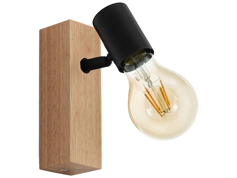 1 Spot FOWLER 18.3cm 10W holz