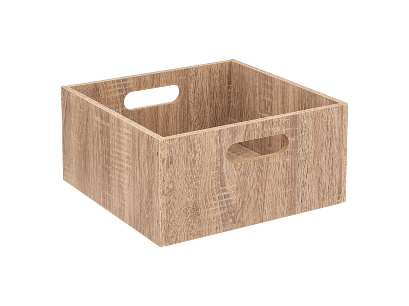 Aufbewahrungsbox JELENA holz 31 cm x 31 cm x 15 cm