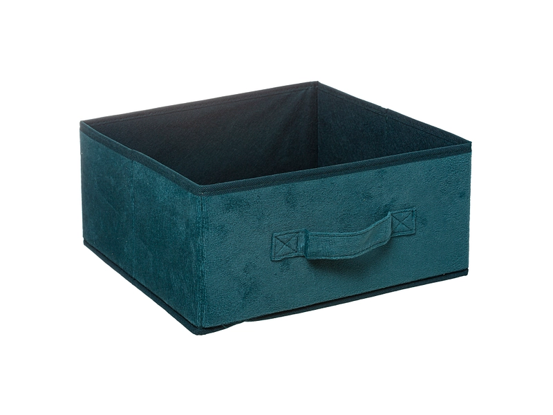 Aufbewahrungsbox MIRNA blau 31 cm x 31 cm x 15 cm