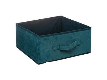 Aufbewahrungsbox MIRNA blau 31 cm x 31 cm x 15 cm