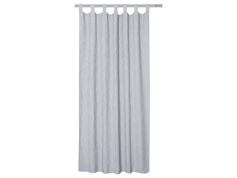Vorhang SAFIRA 140x240cm Polyester hellgrau