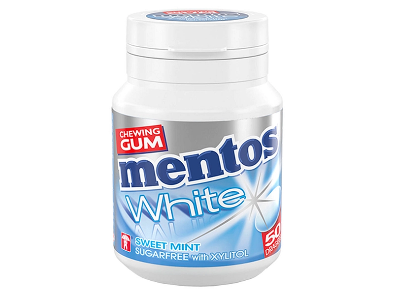 Kaugummi MENTOS white sweet mint weiss