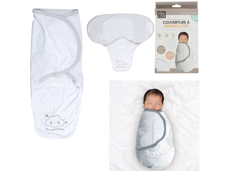 Wickeldecke BAMBINI weiss