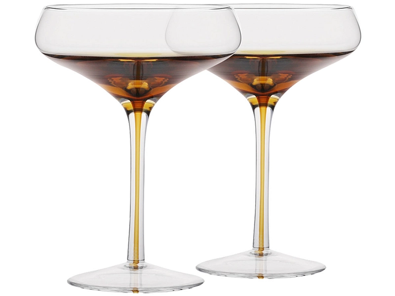 Cocktail Glas TOLGA 6 -teilig braun 22 cl