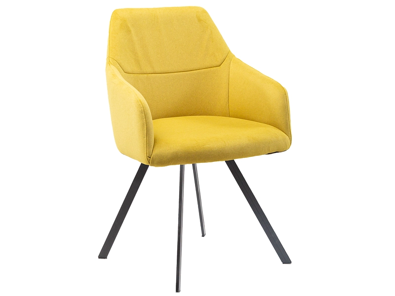 Stuhl AROSA Stoff gelb