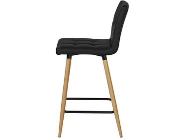 Barhocker MARCO Synthetisches Leder schwarz