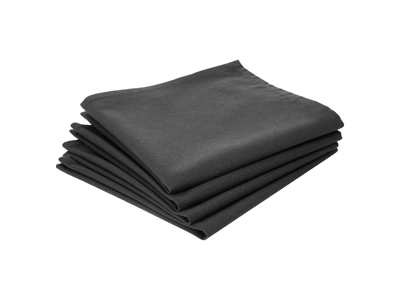 Serviette OLNA Baumwolle dunkelgrau