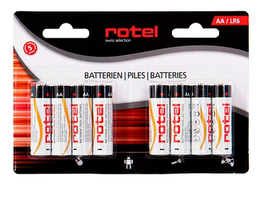 Batterien ROTEL AA 8 -teilig
