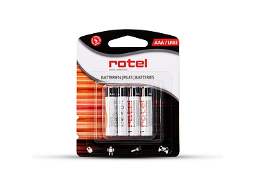 Batterien ROTEL AAA 4 -teilig