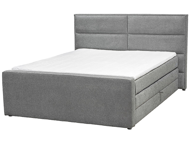 Boxspringbett BOXSPRING BY CONFO NENDAZ 180x200cm hellgrau