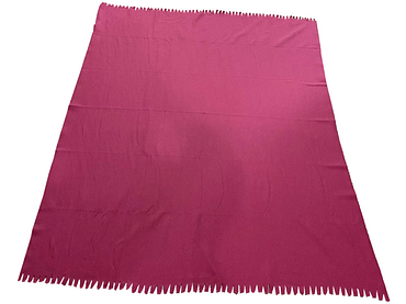 Decke VASILY 130 cm x 160 cm violett unifarben