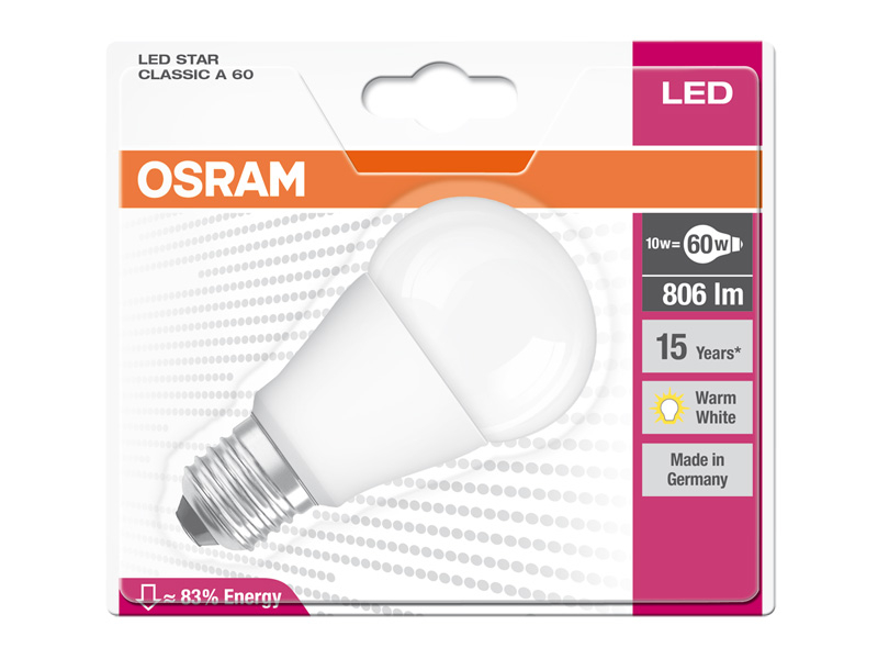 Glühbirne LED 8.5W 806lm