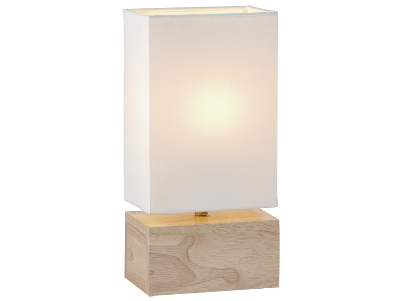Tischlampe 16m 32.5cm 40W holz