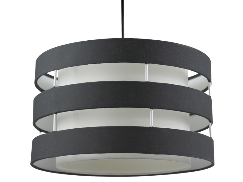 Hängelampe LED FERRET 30x110cm 60W schwarz