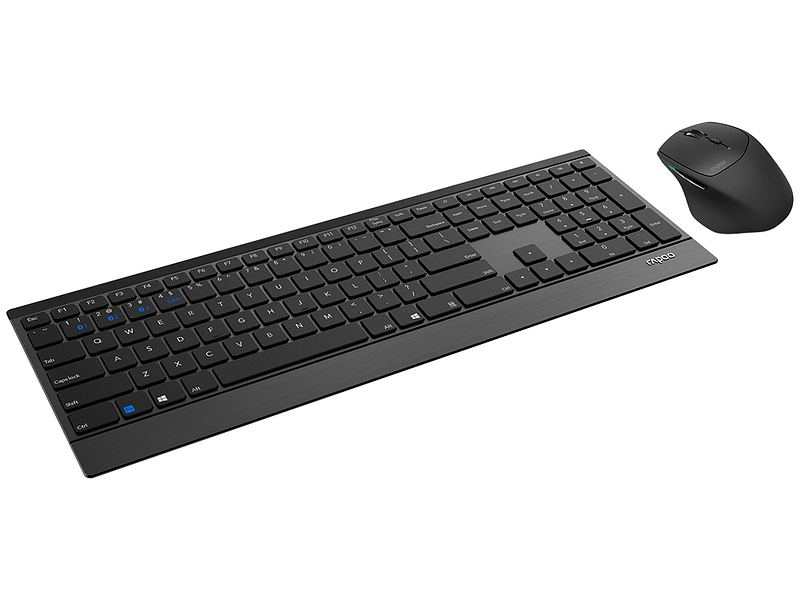 Tastatur und Maus-Set RAPOO 9500M kabellos