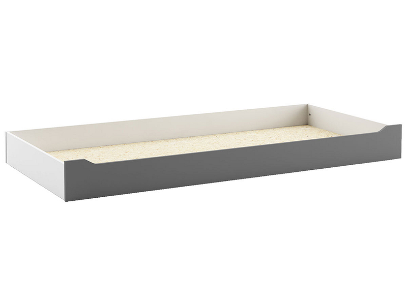 Bettschublade ALESSIO weiss, grau