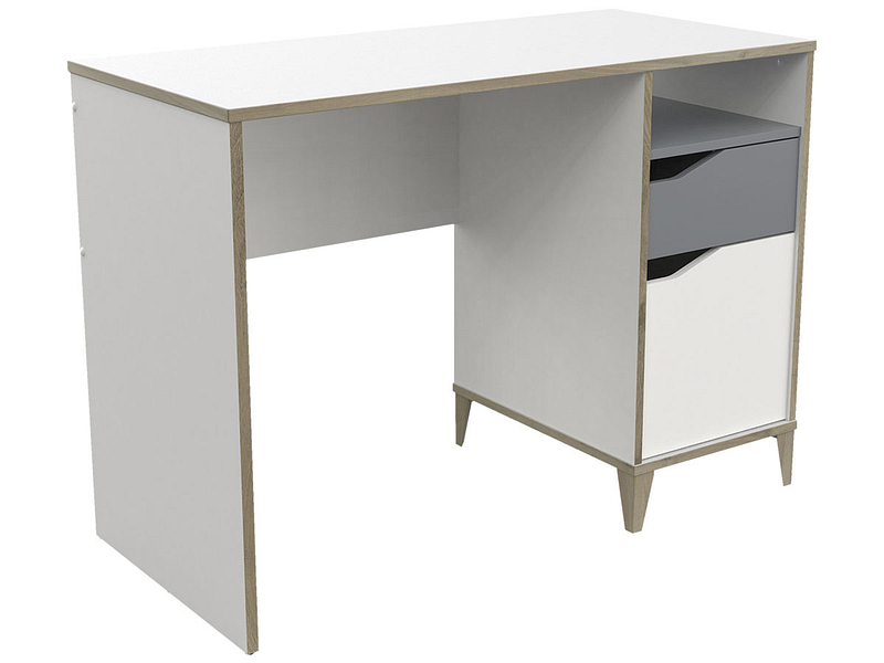 Schreibtisch ALESSIO weiss,grau