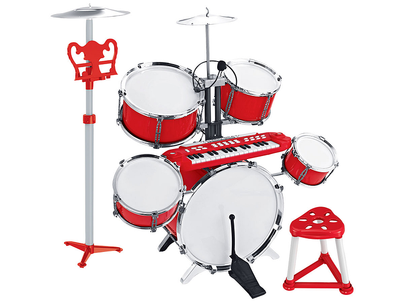 Batterie-Set M.G.M. SUPERTOY rot