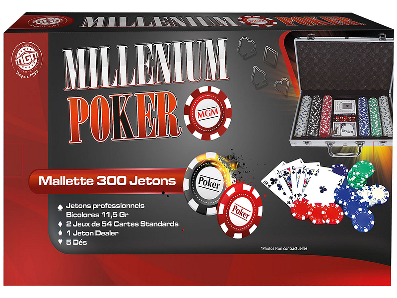 Poker-Koffer M.G.M. SUPERTOY schwarz