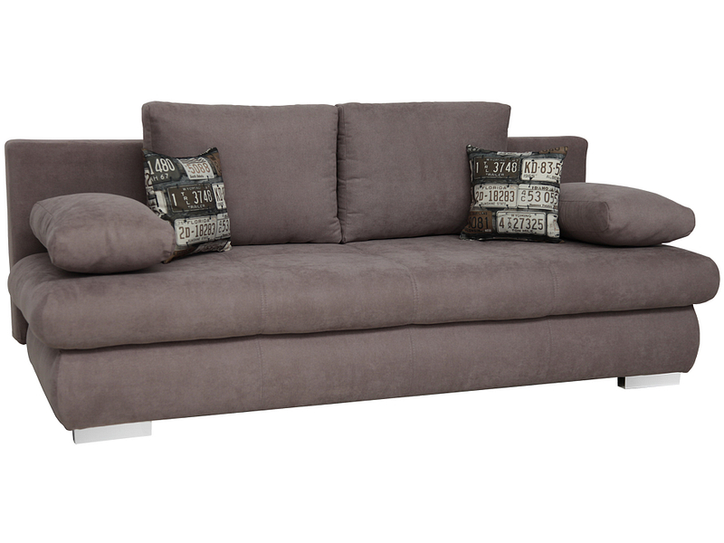 Bettsofa VIGO stoff taupe 96x205x88cm