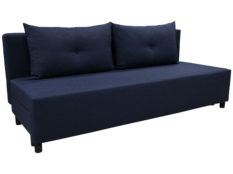 Bettsofa CARMEN stoff dunkelblau 83x192x83cm