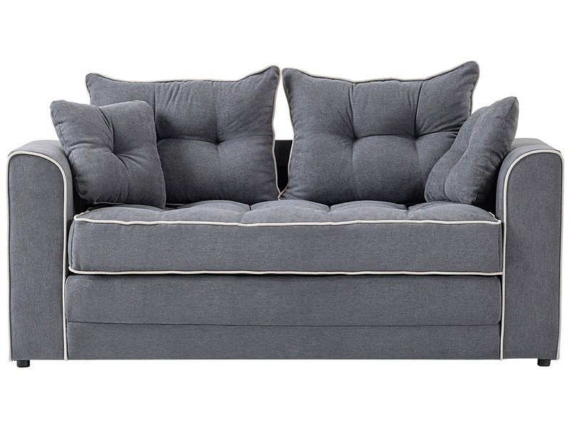 Bettsofa CALYPSO stoff grau 67x154x86cm