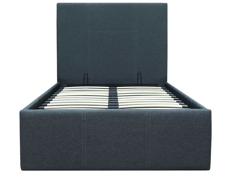 Bett ASTON 90x200cm grau
