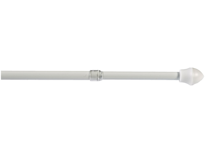 Vorhangstangenkit Metall weiss