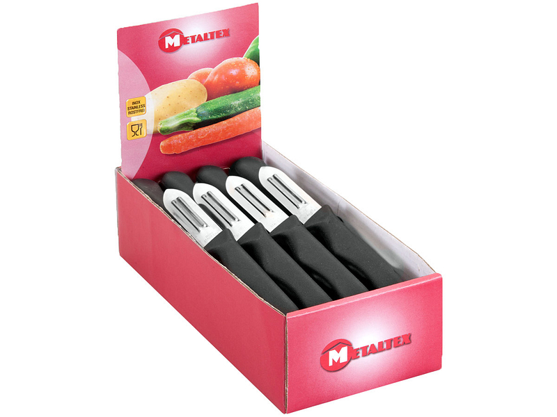 Schäler COOK Edelstahl grau